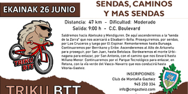 Sendas, caminos y más sendas cerca de Vitoria (47 km)